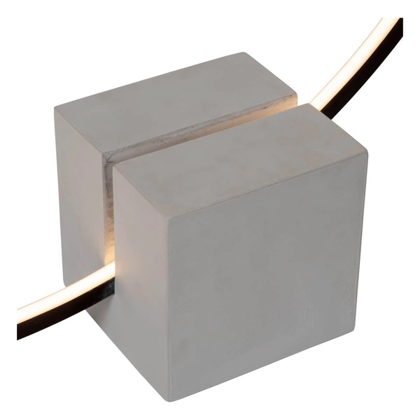 Pierścieniowa lampka stołowa CIRKELIS 05555/24/30 LED 24W czarny biały