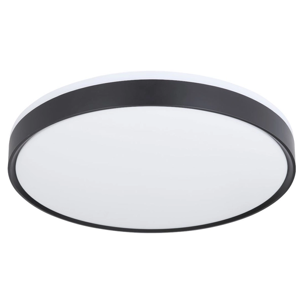 Okrągła LAMPA sufitowa SONNY 41587-18 Globo metalowy plafon LED 18W 3000K - 6000K do sypialni czarny