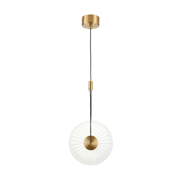 Wisząca lampa złota SUNBLAST LED 5W 3000K talerz nad stół ST-DL5623
