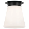 Szklana lampa sufitowa Albers KL-ALBERS-F-T-BK stożkowa czarna