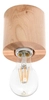 Drewniana LAMPA sufitowa SL.0672 okrągła OPRAWA spot natynkowy ekologiczny downlight