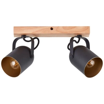 Regulowana lampa sufitowa Tronte 99796/86 metalowa złoty czarny