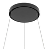 Lampa ring wisząca salonowa Circolo 10812 Nowodvorski LED 21W 3000K czarna