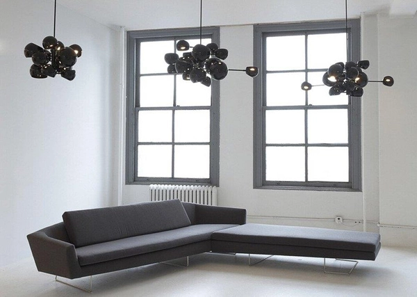 Wisząca lampa do salonu Astronomy ST-5335-11 Step kule czarna