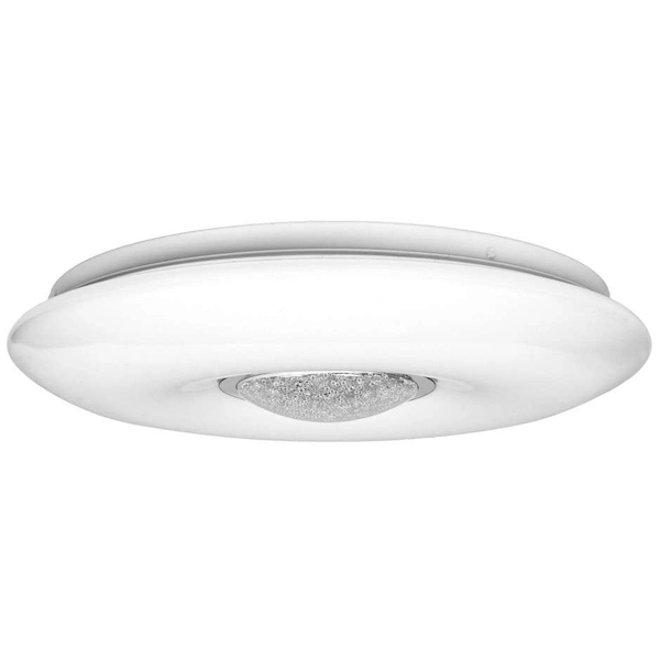 Plafon LAMPA sufitowa VELA ML4401 Milagro okrągła OPRAWA z pilotem LED 24W 3000K - 6000K kryształki białe