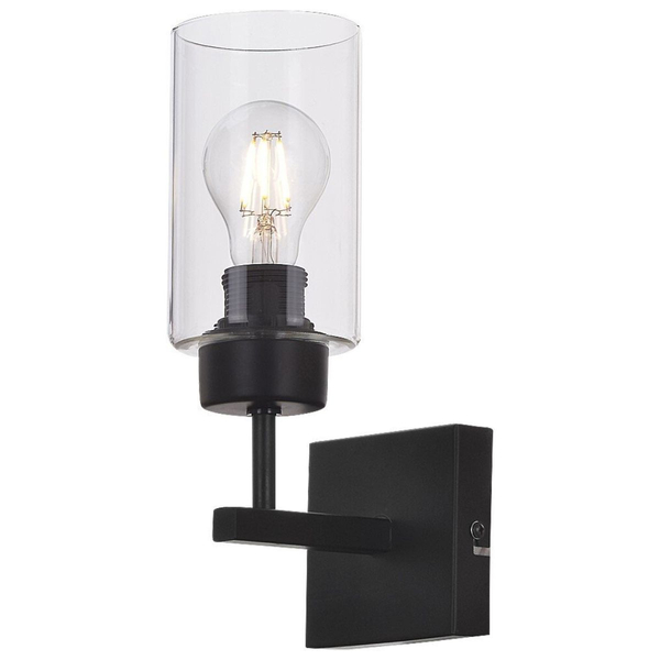 Lampa ścienna Prudence 2671 Rabalux czarna przezroczysta