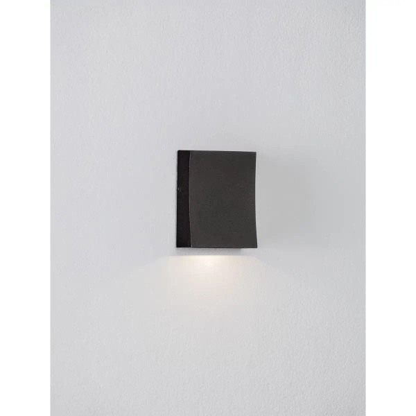 Zewnętrzny kinkiet ścienny ARDUNA LE75221 LED 3W 3000K IP65 antracyt