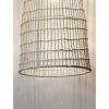 Ratanowa lampa wisząca boho GALIRIO LE45367 skandynawska biała