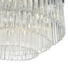 Kryształowy plafon Logan LOG5408 glamour okrągły chrom