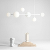 Molekułowa lampa wisząca Dione 1092K_2 Aldex nad stół balls biały
