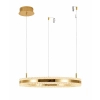 Lampa wisząca glamour ARKADIA ST-6376-60 złota LED 30W 3000K pierścień