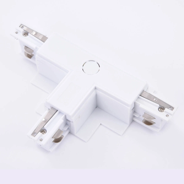 T-łącznik szynoprzewodu podtynkowy Track AZ4299 do 3-faz biały prawy