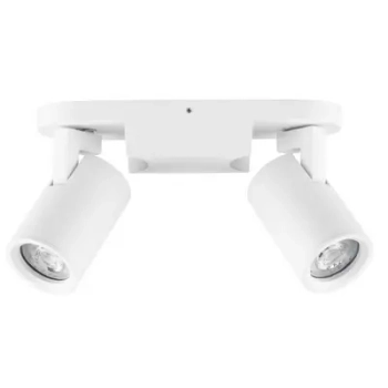 Podwójna lampa sufitowa LUNBIRA LE45659 regulowane tubki białe