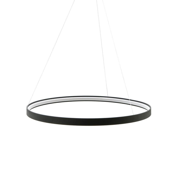 Nowoczesna lampa wisząca CIRLCE LA0722/1-BK LED 70W 3000K pierścień czarny
