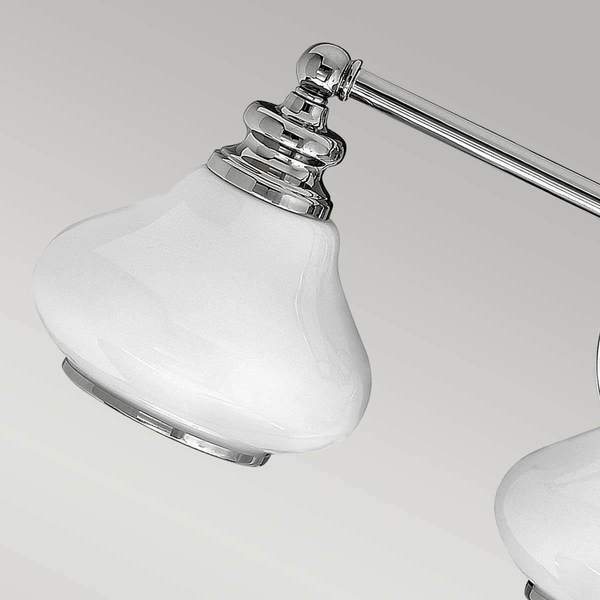 Potrójna lampa ścienna Ainsley HK-AINSLEY3-BATH Hinkley metalowa chrom