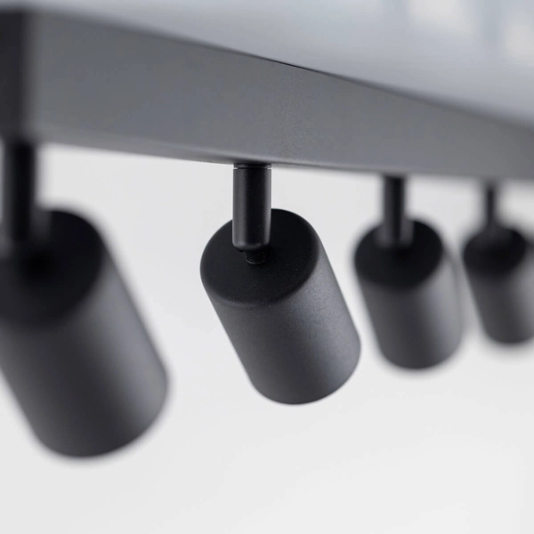 Sufitowa lampa na listwie Top 6178 belka sople do jadalni czarna