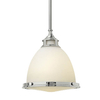 Lampa wisząca do jadalni retro Amelia HK-AMELIA-P-M-CM chrom biały