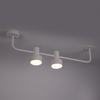 Nasufitowa lampa Mona 40988 Sigma podwójna reflektorki biała