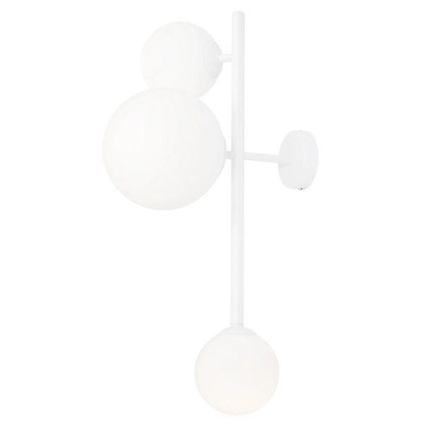 Ścienna lampa nowoczesna DIONE 1092Y Aldex szklane kule balls białe