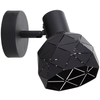 Regulowana LAMPA ścienna REUS LP-8069/1WS BK Light Prestige metalowa OPRAWA geometryczny kinkiet czarny