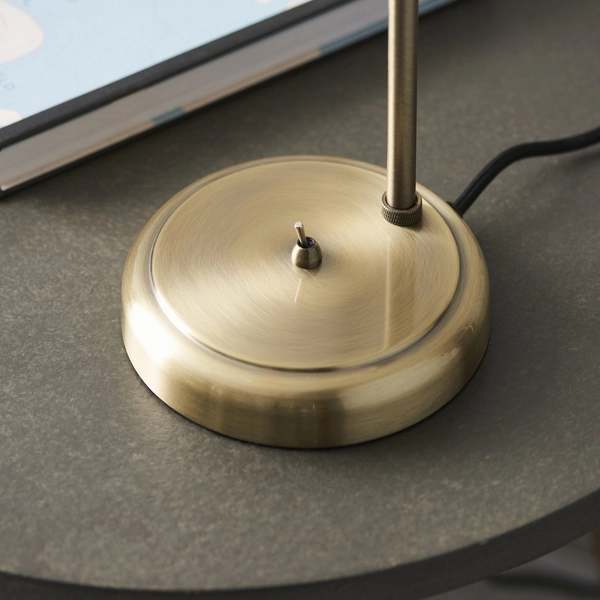 Lampa stojąca Hal 97246 Endon do salonu z regulacją mosiądz