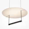 Wisząca lampa owalna Ambience MOD280PL-L30B3K1 czarna 30W 3000K ściemnialna