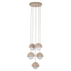 Nowoczesna lampa wisząca Bono Sabia 10966 metalowy beżowy biały