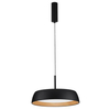 Zwisająca lampa nad wyspę CARACOLLO LE44810 LED 40W 3000K czarny drewniany