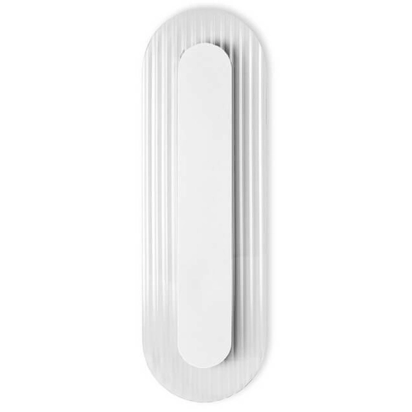 Kinkiet ścienny ryflowany Riflo RIWB61002 LED 4,8W 3000K biały