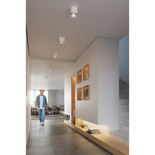 Minimalistyczny downlight ceramiczny SL.0850 kostka biała