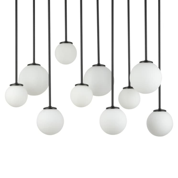 Lampa sufitowa kule kaskada Tulia 33491 Sigma szklany mleczny klosz