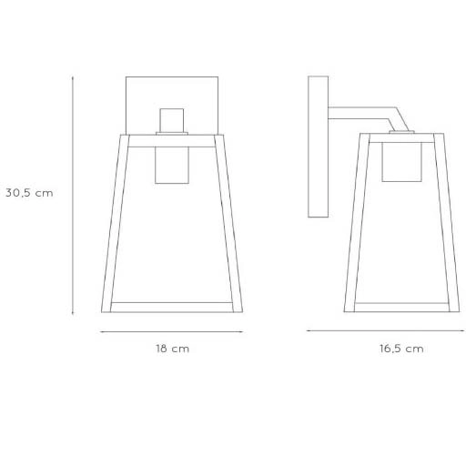 Loftowy kiniet metalowy Matslot 29829/01/30 do przedpokoju czarny