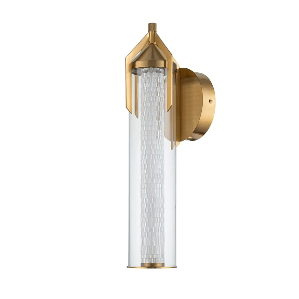 Łazienkowy kinkiet tuba Espada QN-ESPADA-1W-BG LED 18W 3000K IP44 złoty