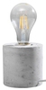 Betonowa LAMPA stołowa SALGADO SL.0680 biurkowa LAMPKA stojąca szara