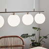 LAMPA wisząca QUATTRO 107573 Markslojd metalowa OPRAWA rustykalny ZWIS szklane kule balls stal biała