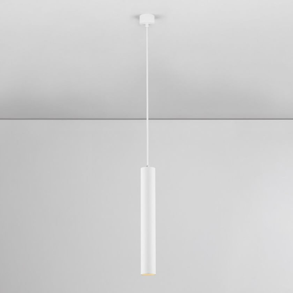 Lampa zwisająca NAZCA LE44348 do kuchni tubka sopel metalowa biała