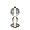 Regulowana lampa zwis Sonte PND-24352V-24W-BK-SG Italux LED 24W 3000K szara czarna