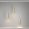 Ścienna lampa Calipso P106PL-01-GU10-BS metalowa tubka mosiądz