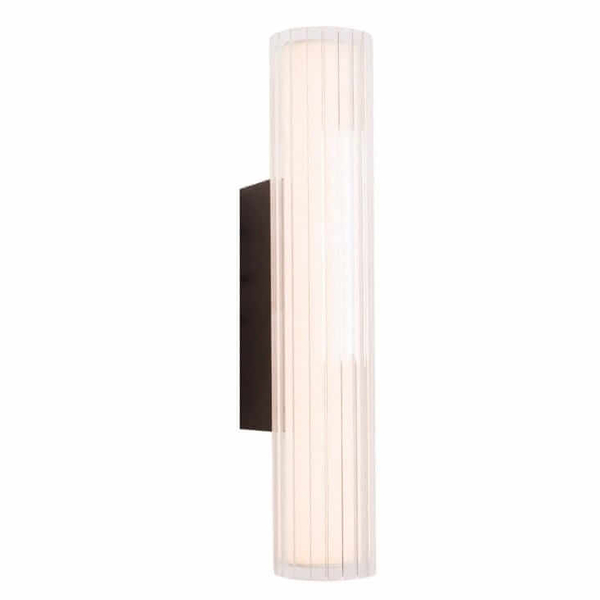 Kinkiet do salonu Fayette W0363 Maxlight LED 6W 3000K IP44 metalowy czarny
