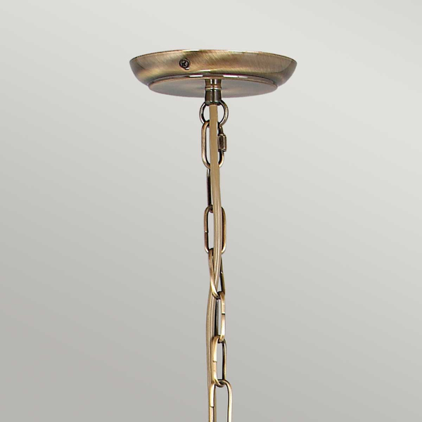 Świecznikowy żyrandol Artisan ART3-AGD-BRASS Elstead łańcuchowy mosiądz