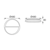 Plafon sterowany smartfonem Polar 04078 Ideus LED 48W 4200K IP44 czarna