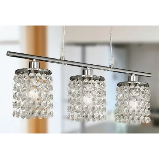 Sufitowa lampa glamour Royal 33-28085 na listwie chrom przezroczysty