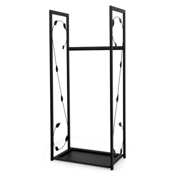 Stojak na drewno Kaja Home KS-22 STOJAK LIŚĆ L Kaja metalowy czarny