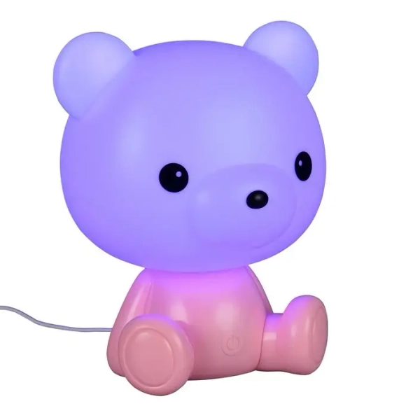 Dziecięca lampka nocna CUTIE R57991193 LED 0,3W 3000K miś różowy