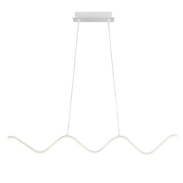 Wisząca lamp nad stół fala ZIGZAG ST-MD240602 WHITE LED 13W 3000K biała
