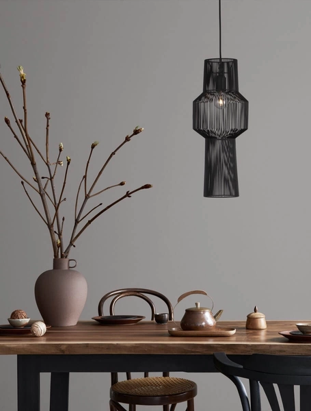 Loftowa lampa wisząca GUAYMAS LE42930 druciak nad stół czarny