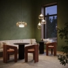 Metalowa lampa wisząca Levitation MOD376PL-01G1 do salonu mosiądz