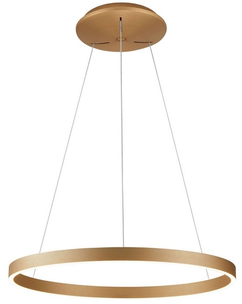 Lampa ring ledowa wisząca Andrea AZ5105 100W 3000K złota