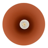 Lampa wisząca do salonu ZENITH 11490 stożek terakota