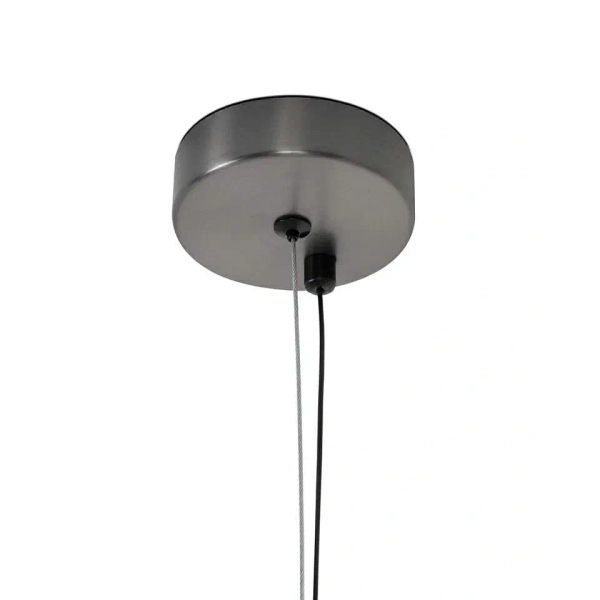 Szklana lampa wisząca BALANCE biała grafitowa MSE1501100489 1xG9 Ø35 kulista